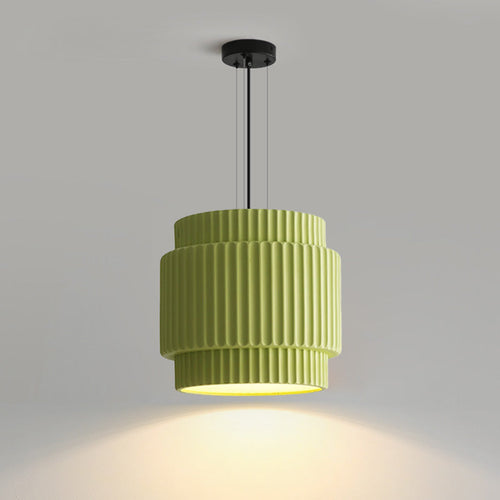 WOW Ribbed Drum Pendant Light-wow2469