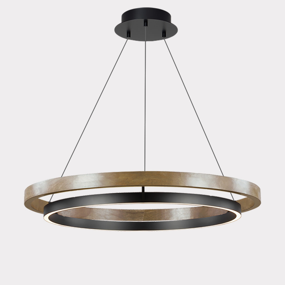 WOW Wood Circular Led Chandelier-WOW2492