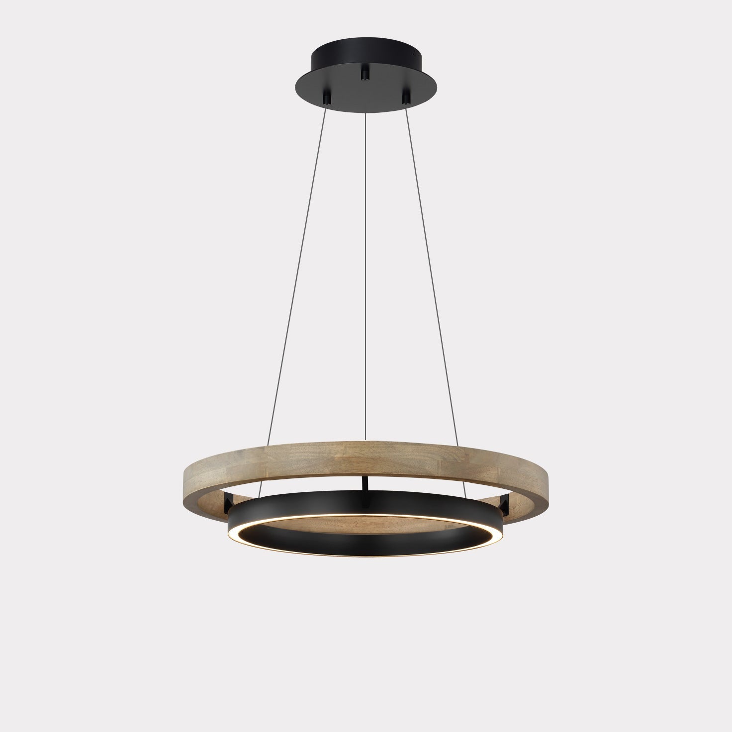 WOW Wood Circular Led Chandelier-WOW2492