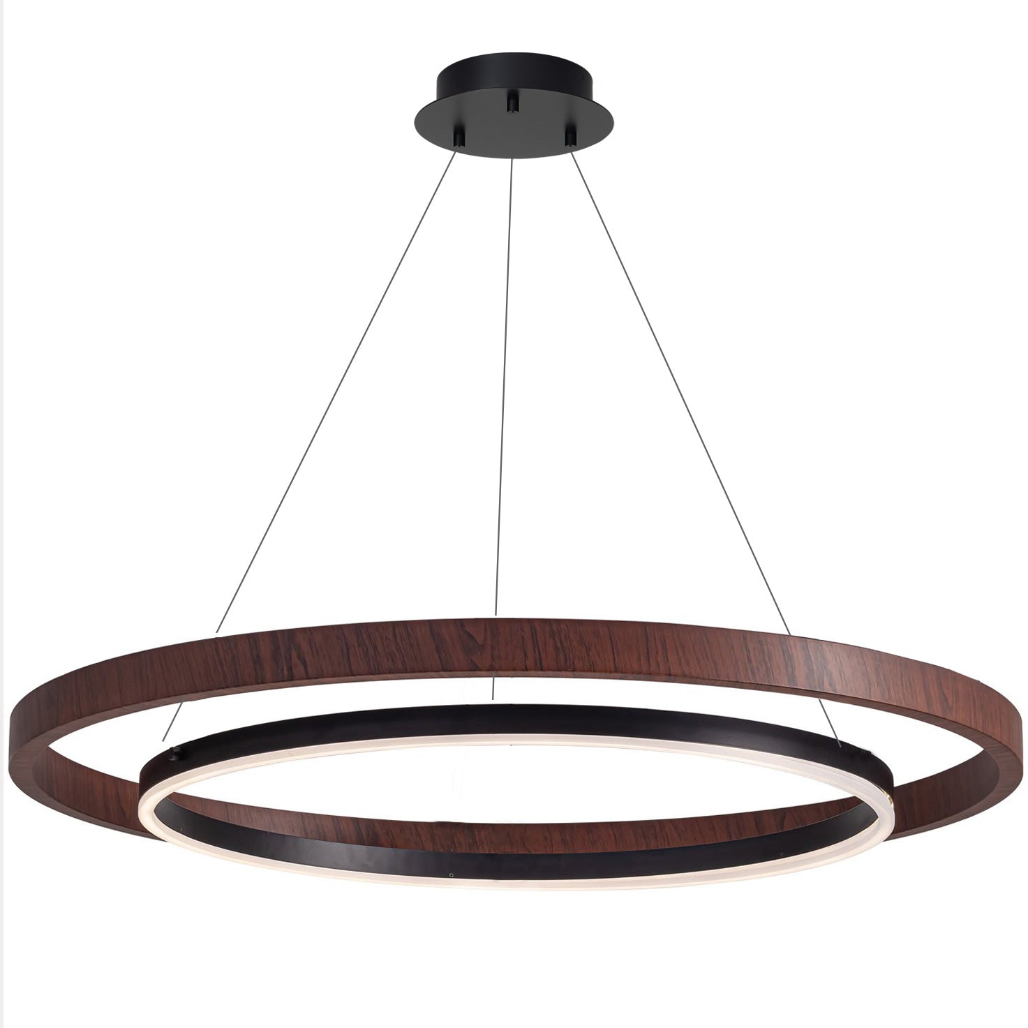 WOW Wood Circular Led Chandelier-WOW2492
