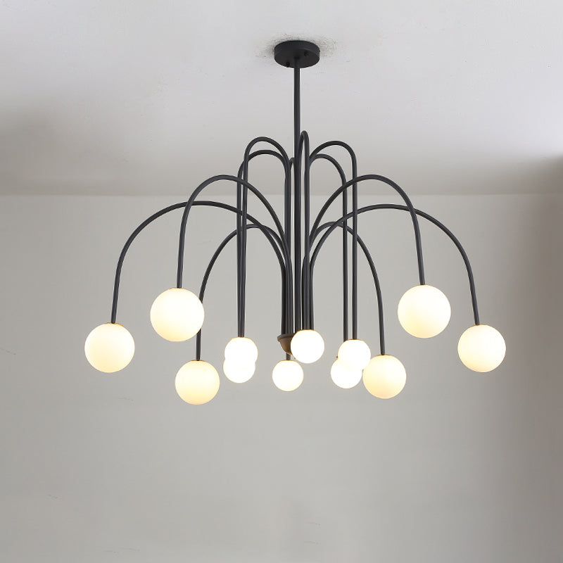 WOW Glass Globe Arm Chandelier-wow2522