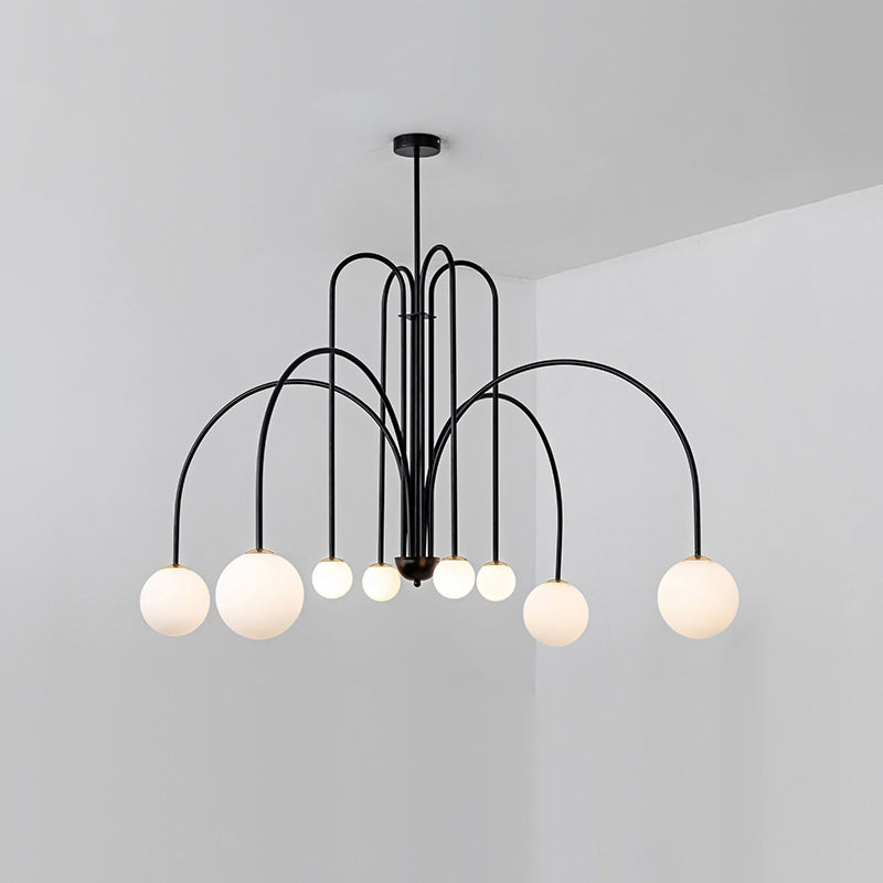 WOW Glass Globe Arm Chandelier-wow2522