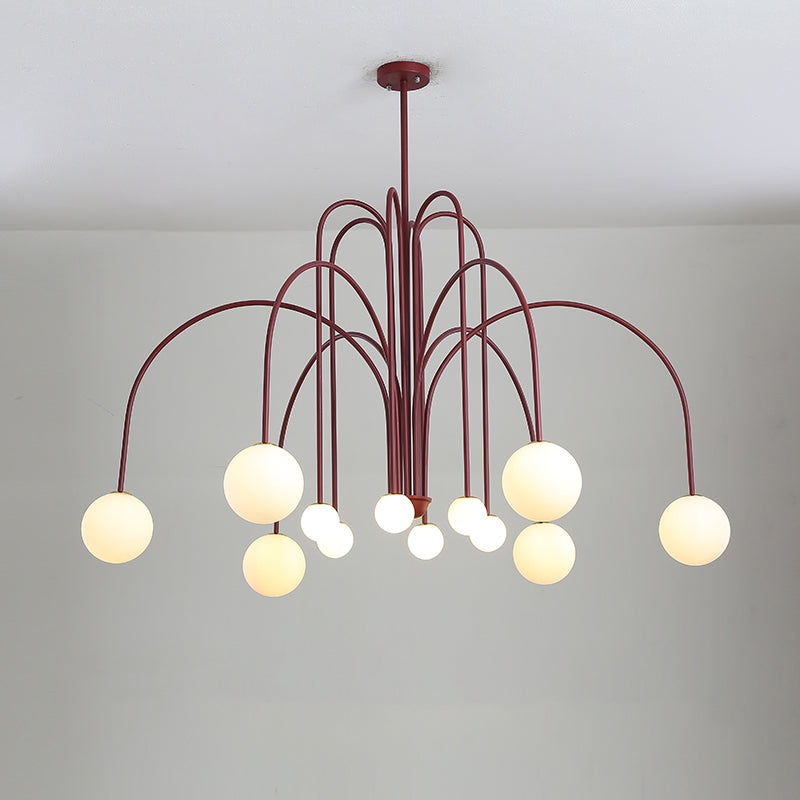 WOW Glass Globe Arm Chandelier-wow2522