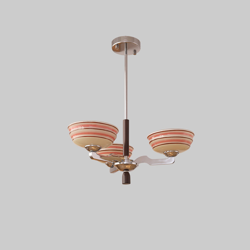 WOW Colored Glass Bowl Up Light Chandelier-wow2605