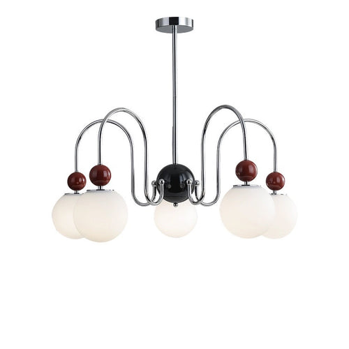 WOW Glass Globe Arm Chandelier-wow2617