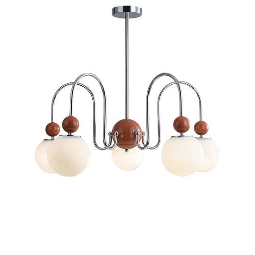WOW Glass Globe Arm Chandelier-wow2617