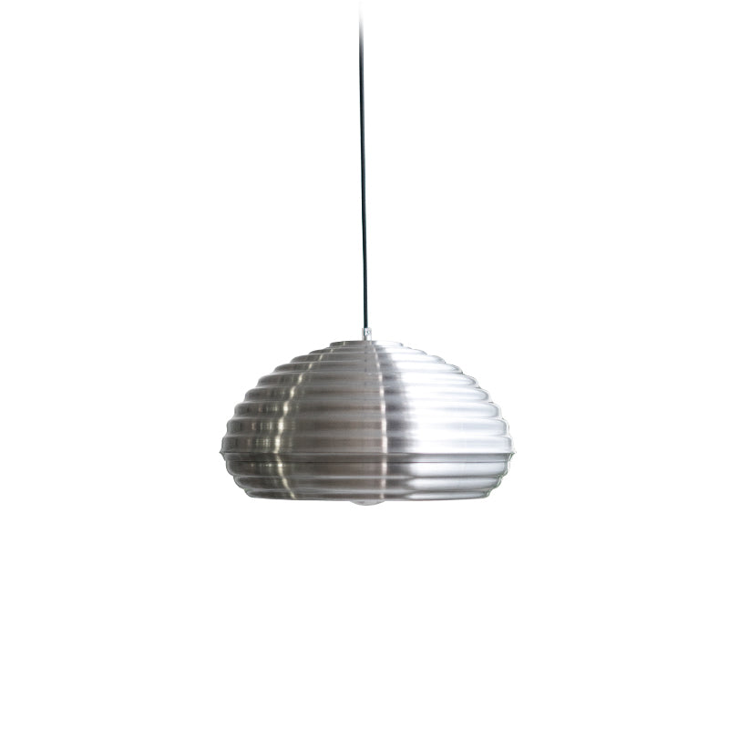 WOW Silver Fluted Dome Pendant Light-wow2660