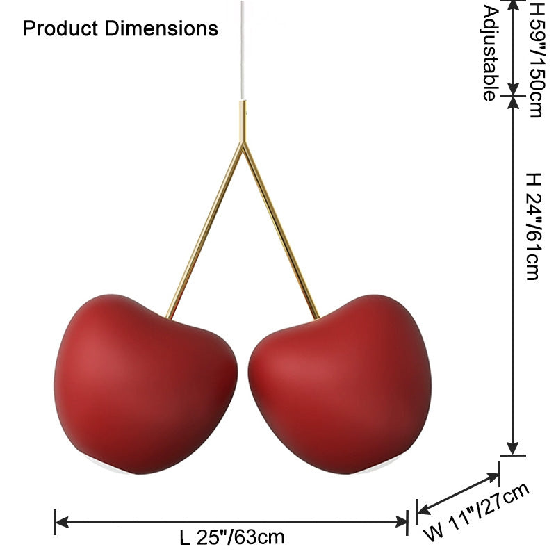 WOW Cherry Metal Chandelier-wow2695