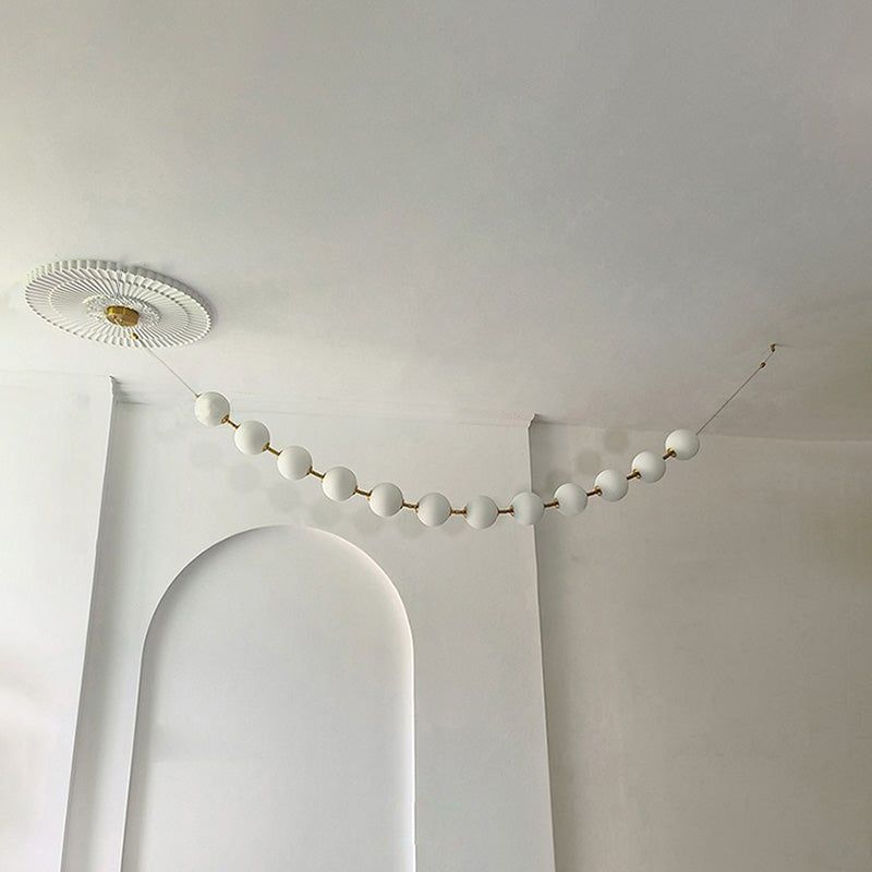 WOW Pearl Acrylic Ball Chandelier-wow2705