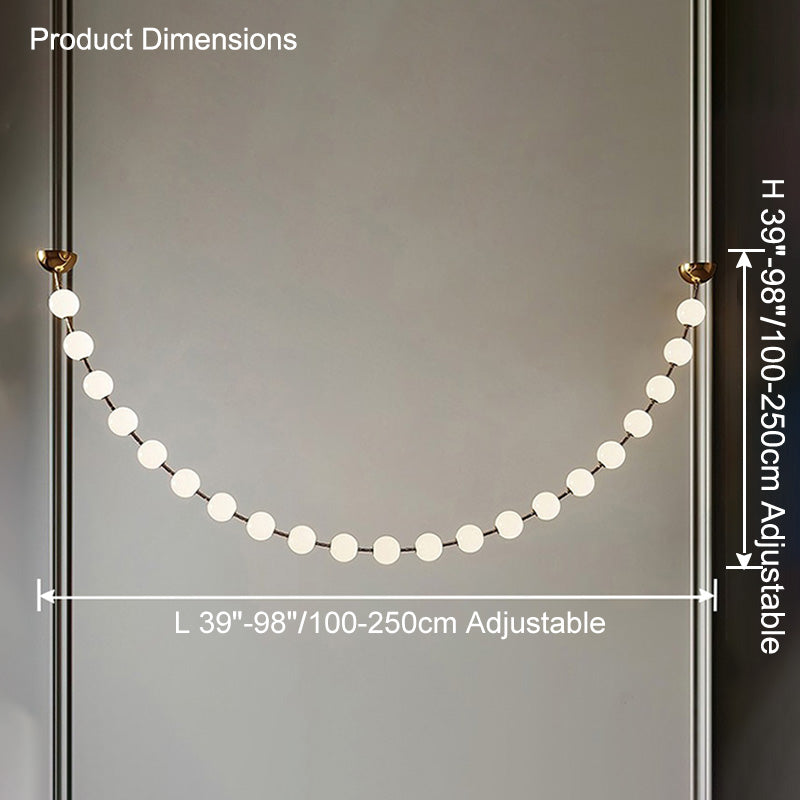 WOW Pearl Acrylic Ball Chandelier-wow2705