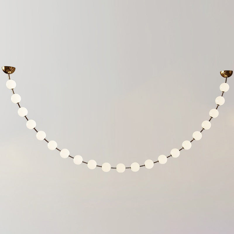 WOW Pearl Acrylic Ball Chandelier-wow2705