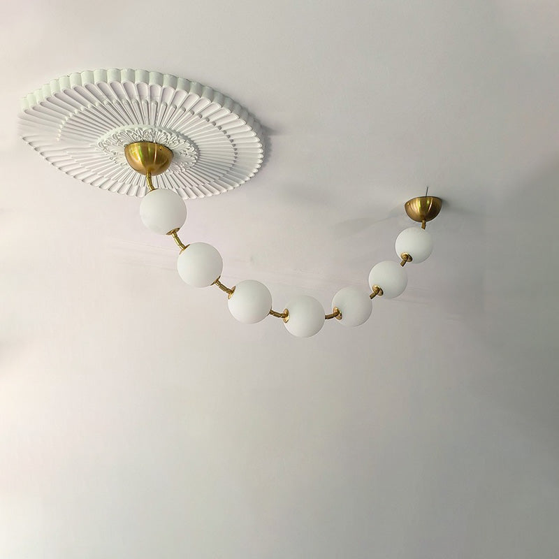 WOW Pearl Acrylic Ball Chandelier-wow2705