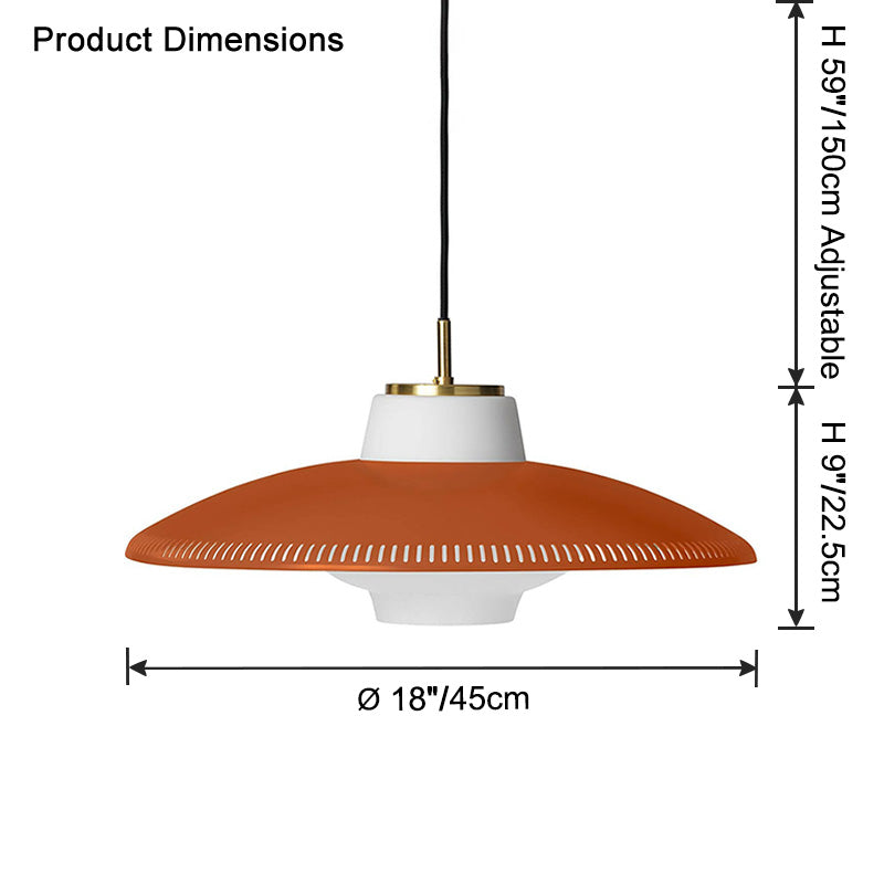 WOW Flying Saucer Glass Pendant Light-wow2749
