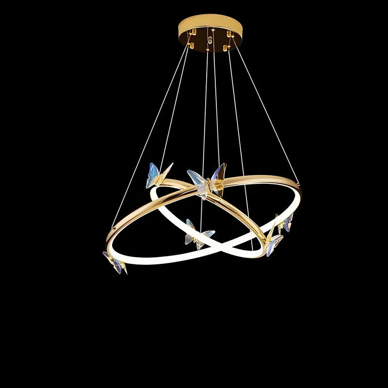 WOW Butterfly Circular Led Chandelier-wow2802