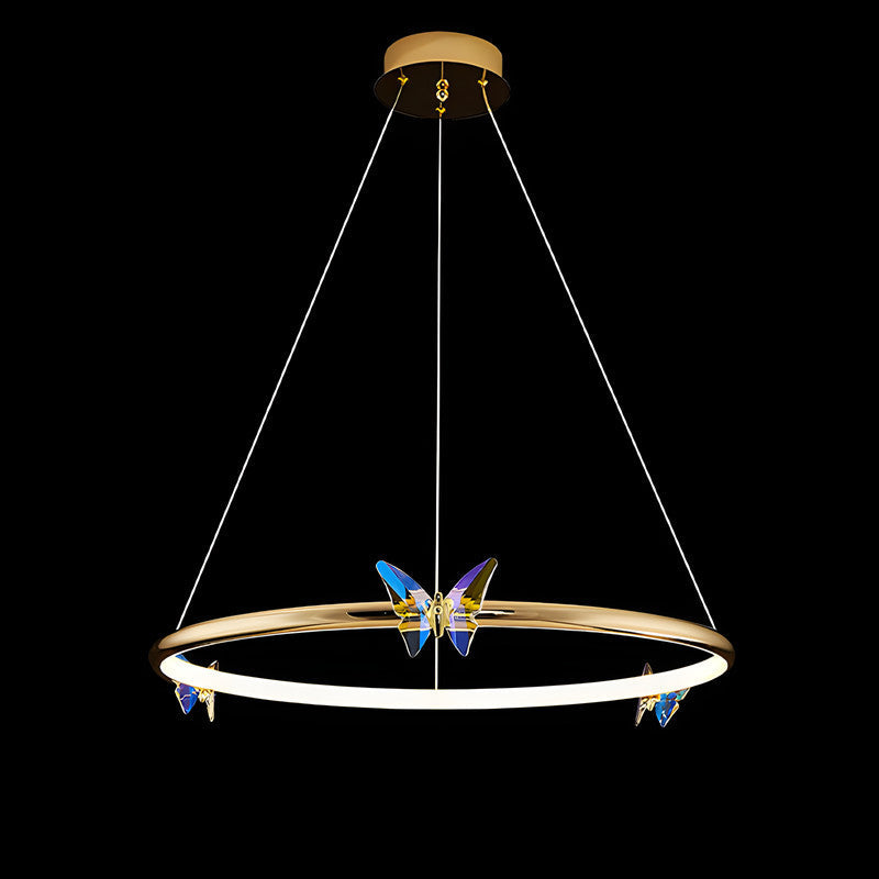 WOW Butterfly Circular Led Chandelier-wow2802