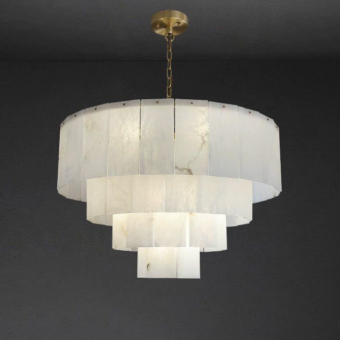 WOW Tiered Alabaster Chandelier-wow2829