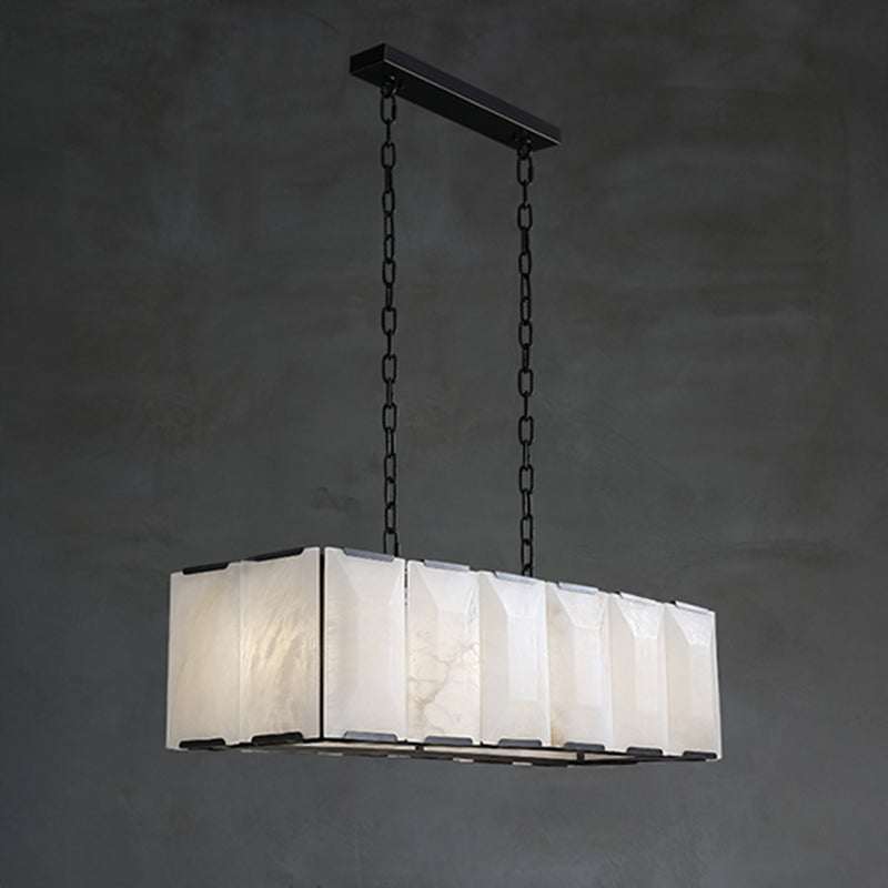 WOW Rectangular Alabaster Chandelier-wow2847