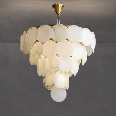 WOW Grand Tiered Alabaster Chandelier-wow2850