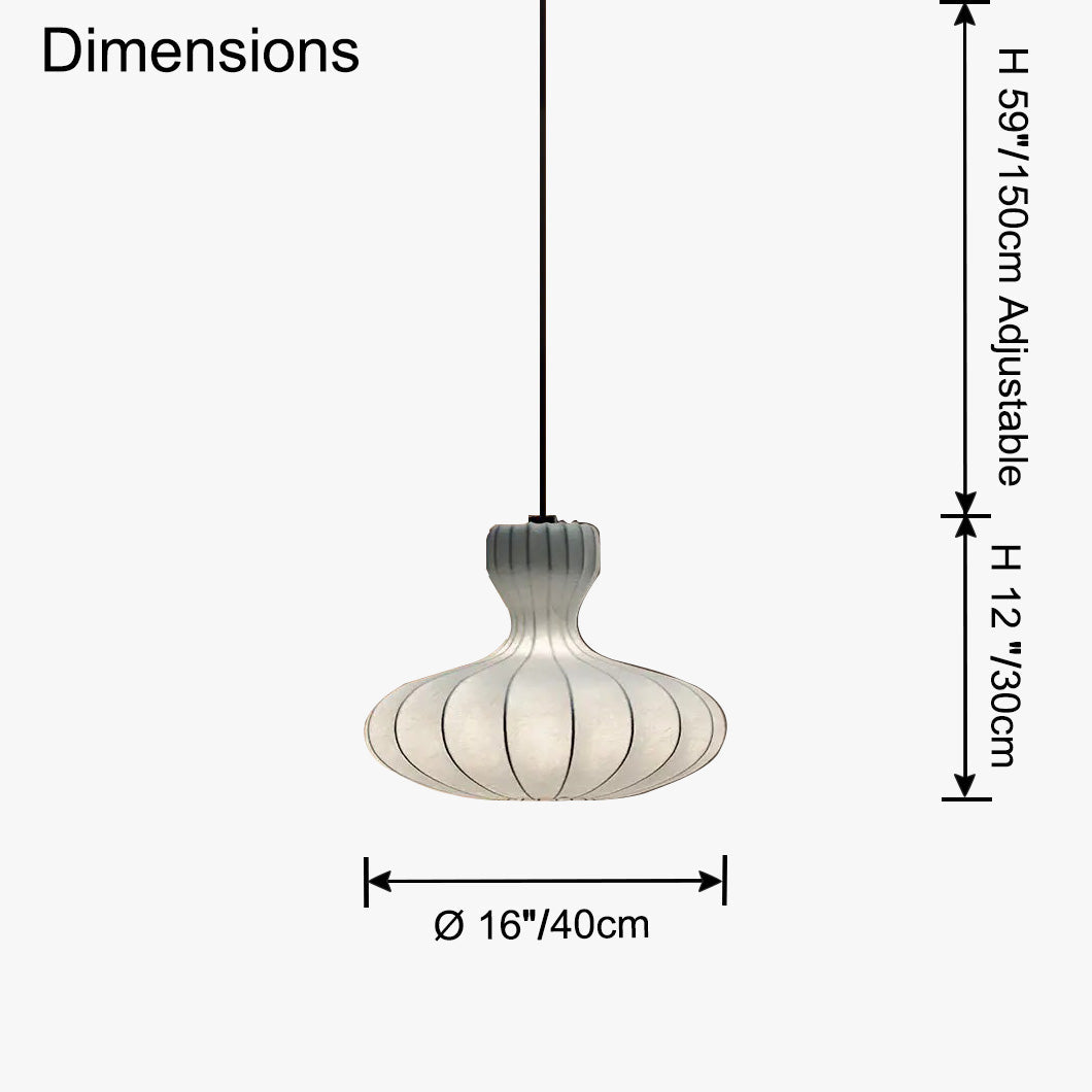 WOW Flying Saucer Silk Pendant Light-wow2977