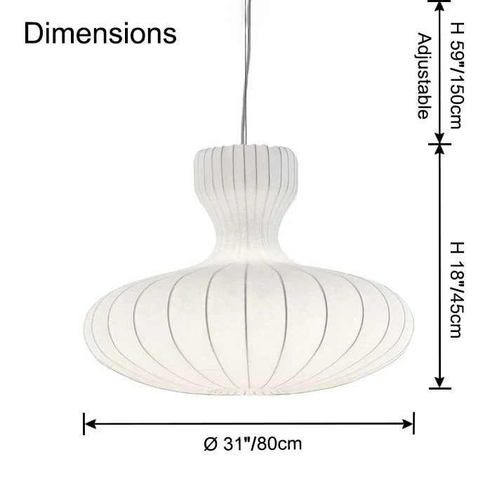WOW Flying Saucer Silk Pendant Light-wow2977