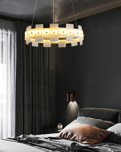 WOW Tiered Alabaster Chandelier-wow2830