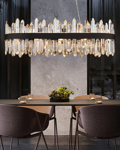 WOW Rectangular Crystal Chandelier-wow2488b