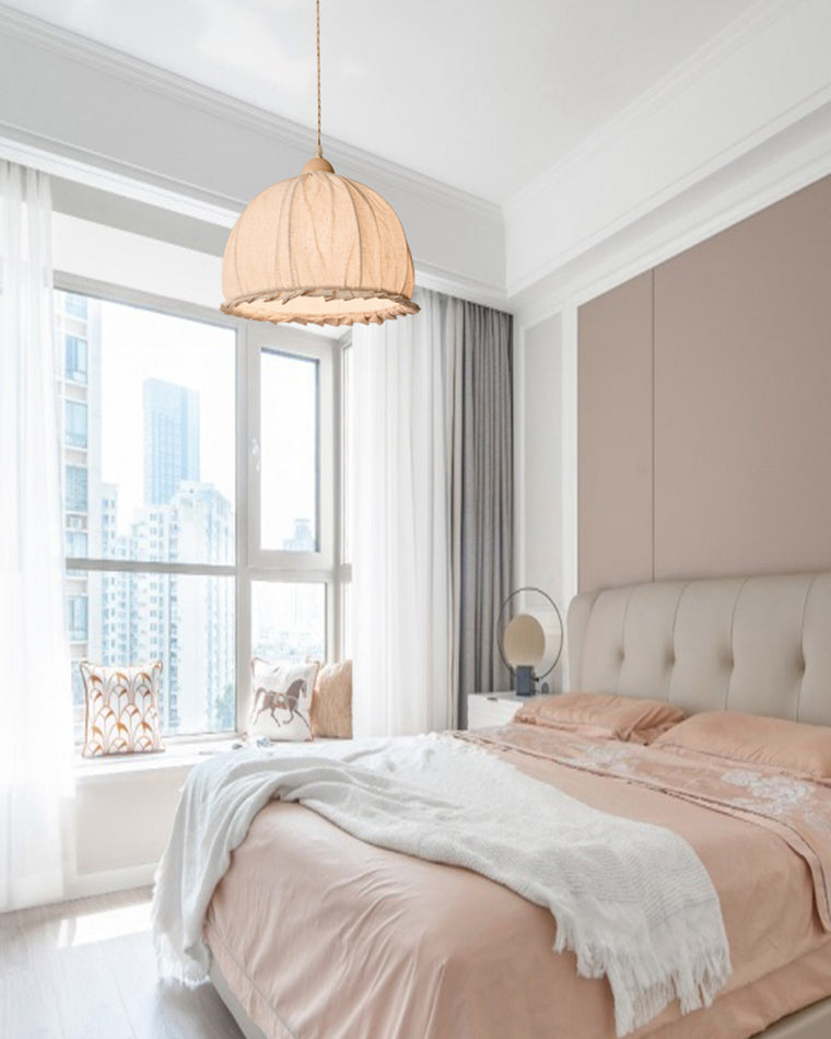 WOW Dome Linen Pendant Light-wow2939