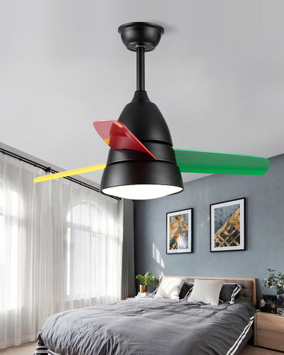 WOW 3 Blade Tapered Ceiling Fan Lamp-wow5099