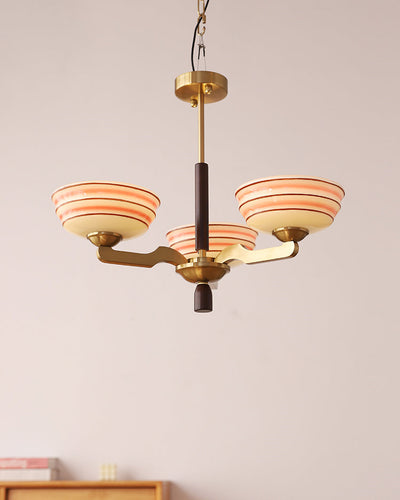 WOW Colored Glass Bowl Up Light Chandelier-wow2605