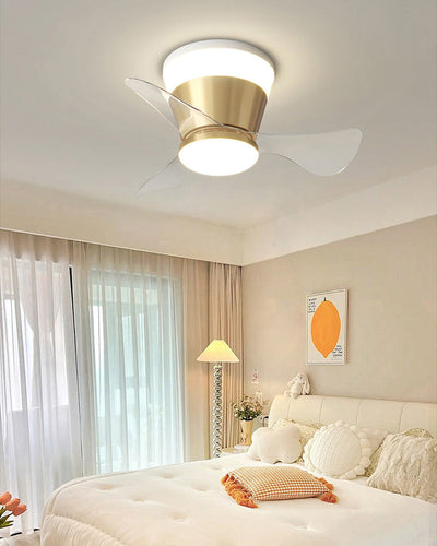WOW Small Low Profile Ceiling Fan Lamp-wow5084