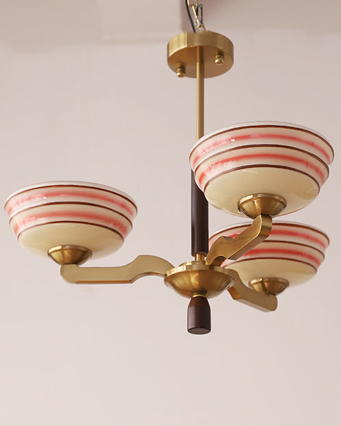 WOW Colored Glass Bowl Up Light Chandelier-wow2605