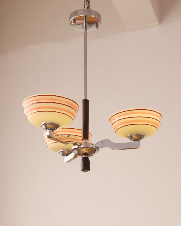 WOW Colored Glass Bowl Up Light Chandelier-wow2605