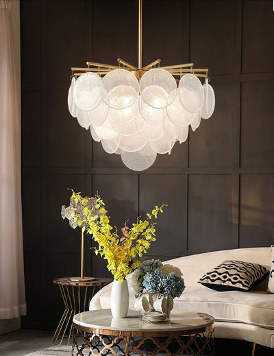 WOW Tiered Textured Glass Cloud Chandelier-wow2005