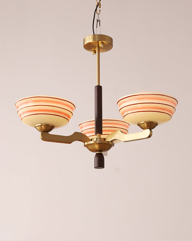 WOW Colored Glass Bowl Up Light Chandelier-wow2605