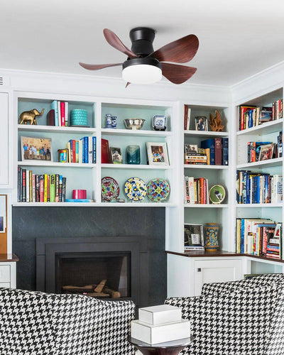 WOW Modern Farmhouse Small Ceiling Fan Lamp-wow5046