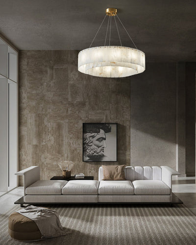 WOW Round Alabaster Chandelier-wow2843