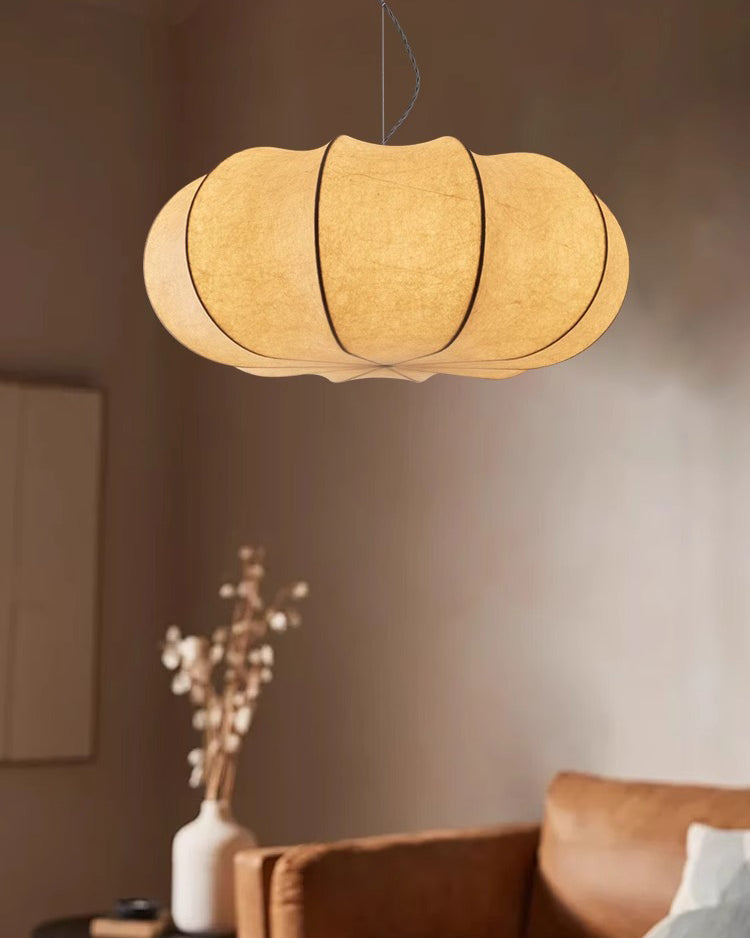 WOW Pumpkin Silk Pendant Light-wow2968
