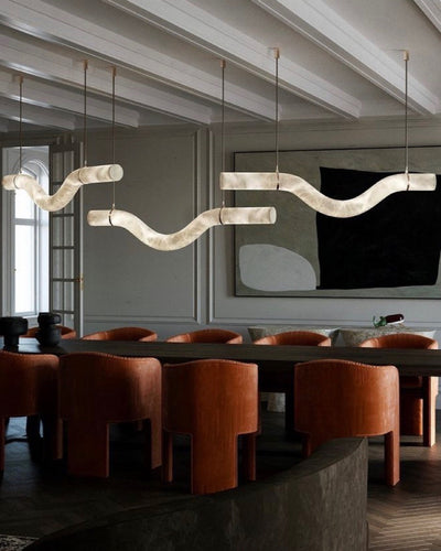 WOW Liberty Curved Alabaster Pendant Light-wow2891