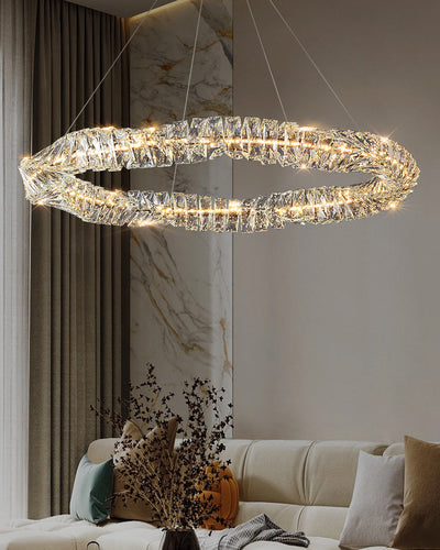 WOW Crystal Ring Led Chandelier-wow2581