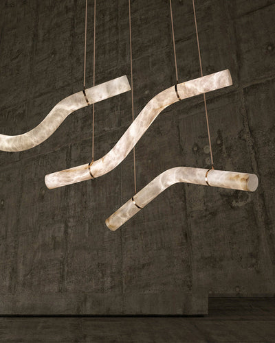 WOW Liberty Curved Alabaster Pendant Light-wow2890