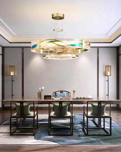 WOW Enamel Round Chandelier-wow2335