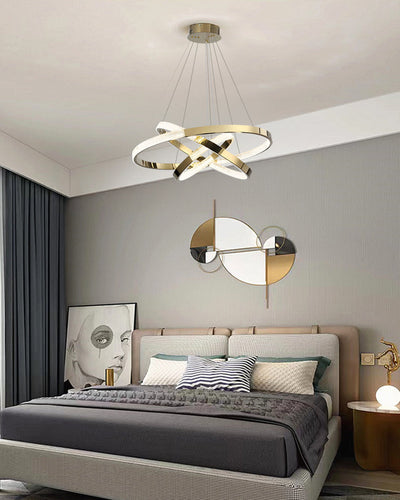 WOW Gold Tiered Ring led Chandelier-wow2796