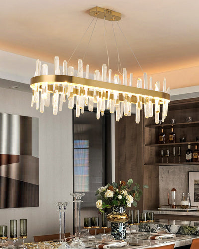 WOW Long Oval Crystal Chandelier-wow2485c