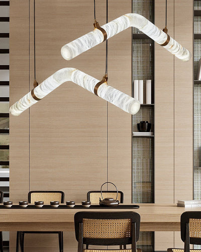 WOW Pipe Linear Alabaster Pendant Light-wow2889