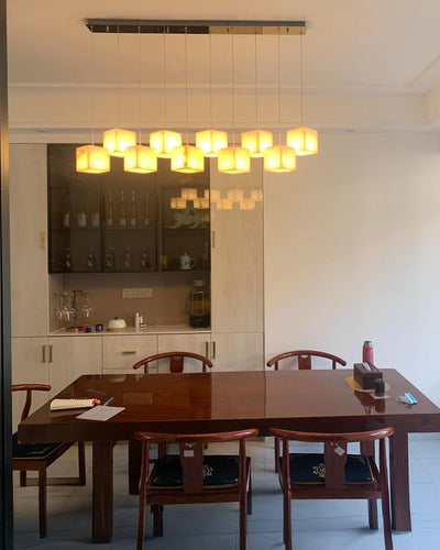 WOW Cubic Staggered Alabaster Pendant Light-wow2852