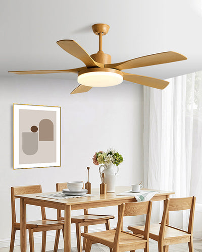 WOW Scandi 5 Blade Ceiling Fan Lamp-wow5125