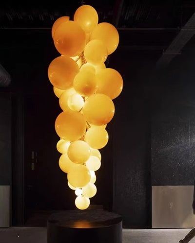 WOW Long Glass Bubble Chandelier-wow2574