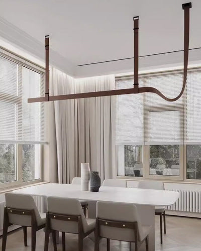 WOW Leather Linear Chandelier-wow2912