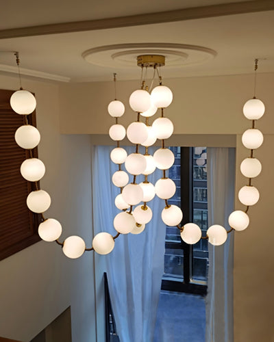 WOW Spider Pearl Globe Chandelier-wow2650