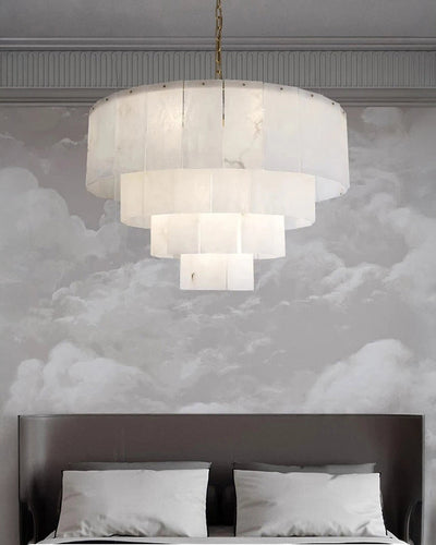 WOW Tiered Alabaster Chandelier-wow2829